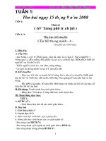 GIAO AN LOP 3 TUAN 1 CUC CHUAN