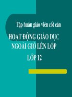 Giáo trình tạp huấn GVCC môn HDGDNGLL 12