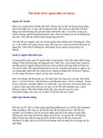 Nguồn điện cho máy tính sách tay