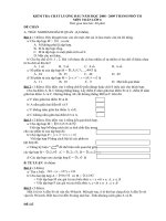 KT chất lượng T 6 đầu năm 0809