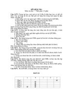 Đề kiểm tra 15p - Tin hoc 12