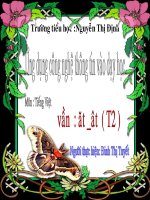 bai 25. vần ăt -ât