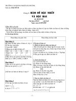 KIẾN THỨC CHƯƠNG II