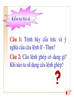 Tiết 12 - Cấu trúc lặp - T1