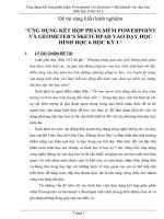 SKKN ung dung ket hop PP và Sketchpad