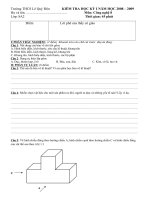 Thi HK I 08-09 Cong nghe 8(chuan)