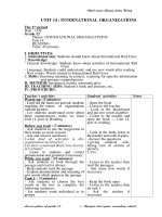 Giáo án Anh 12 Cb Unit 14,15,16 (chuẩn)