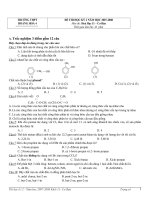 thi học ky 2 khối 11 cơ bản