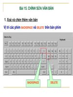 Chỉnh sửa văn bản