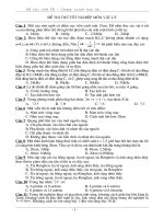 Đề thi thử TN - Học ôn