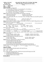 Đề thi HKII