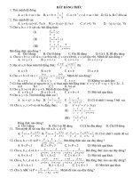 trắc nghiệm bất đẳng thức - bất phương trình