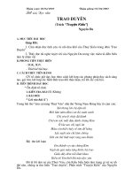 Tiết 113: Trao duyên