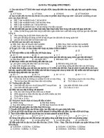 đề thi thử TN theo cấu trúc của bộ (KPB)