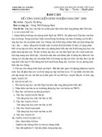 SKKN:Dạy học VBDG theo phương pháp đặc trưng bộ môn