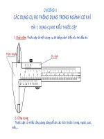Dụng cụ đo kiểu thước cặp