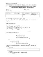 De thi CASIO Sam Son 2004-2005