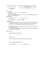 Đề thi thử ĐH 2008