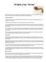 10 bệnh y hoc bo tay