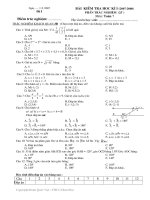 Kiểm tra học kì I