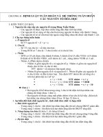 CHƯƠNG II : ĐLTH các nguyên tố hóa học