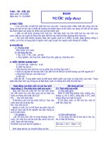 Giáo án: Bài 36: Nước