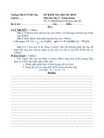 ĐỀ THI HKI-TỰ LUẬN(MỚI)