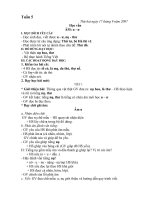 giáo án tuần 5