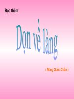 Dọn về làng