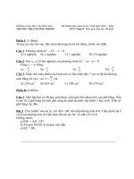 Kiểm tra Toán 9 học kỳ II