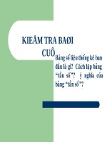 Tiết 45: BIỂU ĐỒ
