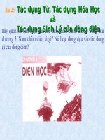 t23. tác dụng từ