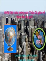 Tiết 9: Hoa Kì - Tự nhiên và dân cư