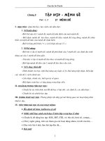 Giáo án Đại số 10