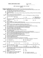 Đề KTHKI vật lí 10-NC-D7