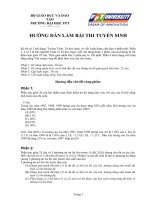 Hướng dẫn làm bài thi FPT