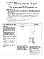 Giáo án HH 9 Chương IV