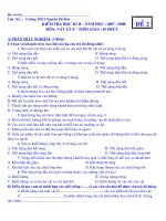 Đề kiểm tra HK2-Đề 2