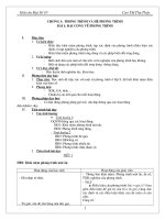 Giáo án Đại số 10 chương III (nâng cao)