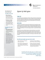 Quản lý thời gian