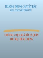 Quản trị mạng windows server 2003 - Chương 5