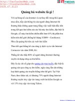 Quảng bá website