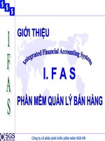 IFAS phần mềm quản lý bán hàng