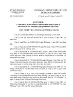 Quyết định phê duyệt Đề án Thống kê, thiết lập hiện trạng và quản lý