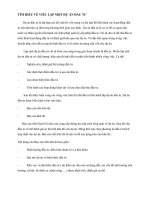 Tìm hiểu về việc lập một dự án đầu tư