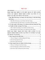 Tổ chức kế toán tiền lương và các khoản trích theo lương tại Công ty cổ phần vật liệu xây dựng Văn Giang 