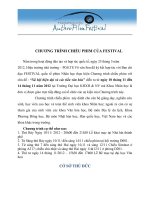 Chương trình chiếu phim cuả Festival