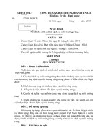 Về chính sách chi trả dịch vụ môi trường rừng