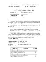 Chương trình đào tạo đại học ngành tin học quản lí