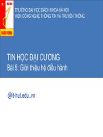 Tin học đại cương_ giới thiệu hệ điều hành